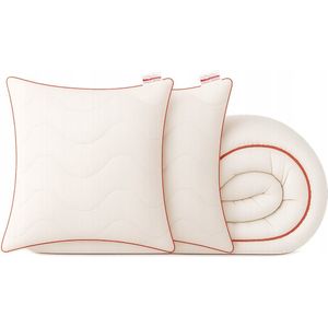 Linea Rosso Dekbed 220x200 + 2x Kussen 70x80 - Nederlands Product