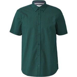 Overhemden - Gedessineerd - Katoen - Korte Mouwen - Normale Pasvorm