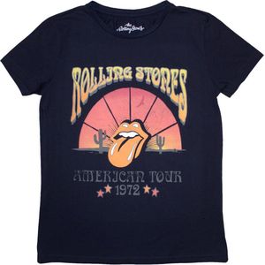 The Rolling Stones - Desert '72 Dames T-shirt - XXL - Donkerblauw