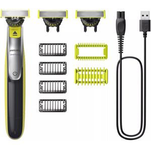 Philips QP2834/31 scheerapparaat Scheerapparaat met scheerblad Zwart, Groen, Grijs