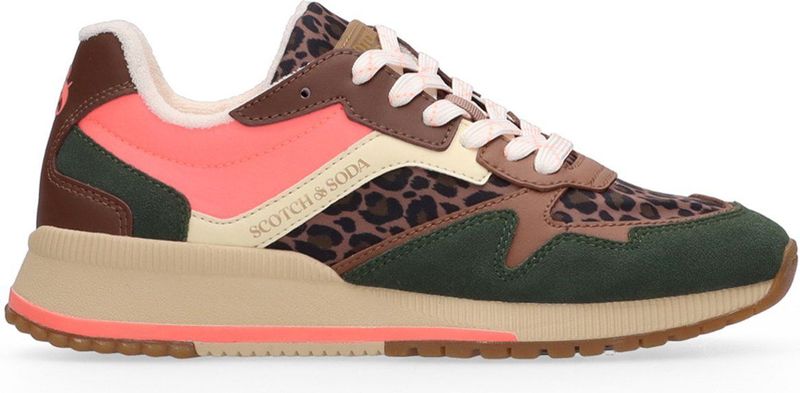 Scotch & Soda - Vivi - Lage Sneakers - Panterprint