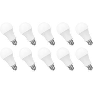 Spectrum - LED Lamp - Warm Wit - E27 - 18W - 1800 Lumen - 3000K - 10 Stuks