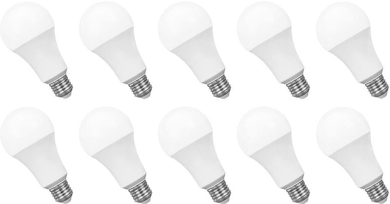 Spectrum - LED Lamp - Warm Wit - E27 - 18W - 1800 Lumen - 3000K - 10 Stuks