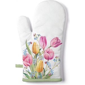 Ambiente Ovenhandschoen Tulips Bouquet