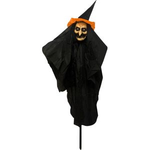 Fjesta© Halloween heks op stok - 107cm