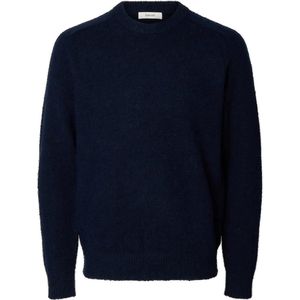 Selected Homme Rai LS Knit Crew Neck Blue Mirage