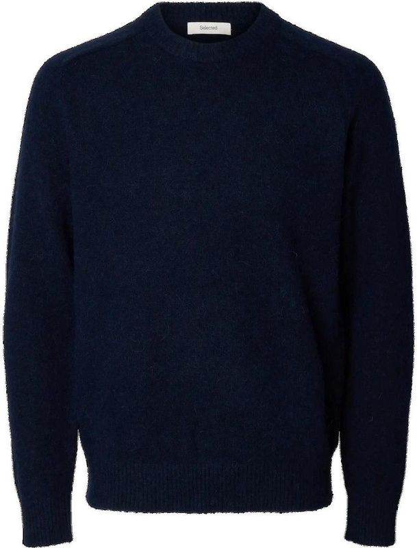 Selected Homme Rai LS Knit Crew Neck Blue Mirage