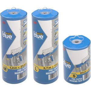 ScotchBlue - Voorgetapete Schildersfolie - Blauw - 60.9 cm x 27.4 m