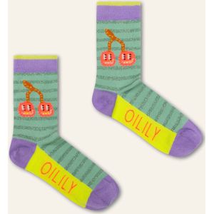 Oilily - Micherry calf socks - Groen - 26-28