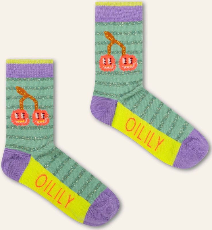 Oilily - Micherry calf socks - Groen - 26-28