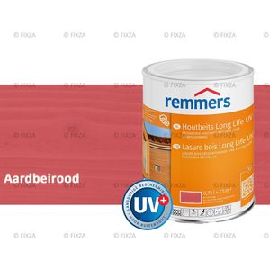 Remmers Long Life Houtbeits UV – aardbeirood – 0,75 Liter – Duurzame houtbescherming met maximale UV-bescherming
