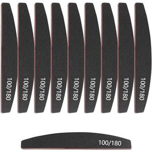 Nagelvijlen - Professionele nagelvijl 100/180 - 10 stuks