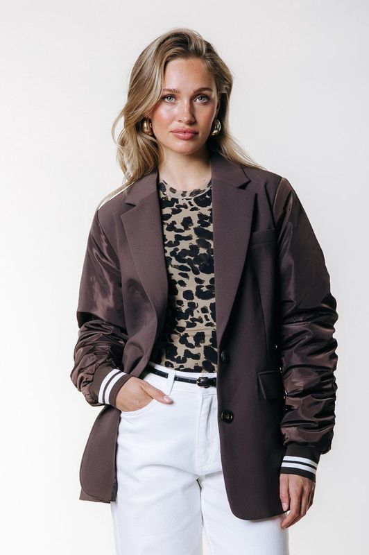 Colourful Rebel - Blazer Gemma - Bruin - Dames