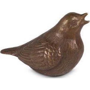 Mini - Asbeeld Dieren Urn Voor Uw Geliefde Dier Vogel in brons 2 - Kat - Hond - Paard - Konijn