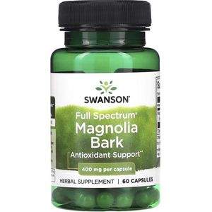Swanson - Volledig Spectrum Magnolia Schors - 400mg - 60 Capsules