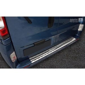 Avisa RVS Achterbumperprotector passend voor Opel Vivaro/Renault Trafic/Nissan Primastar 2001-2014 'Ribs'