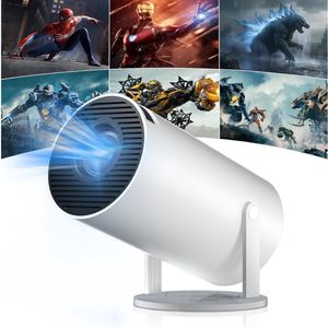 Mini Beamer - Film Projector met Bluetooth - Draagbare Beamer - 4K Kwaliteit - Wit