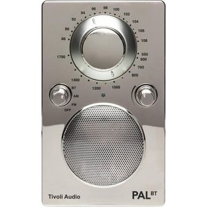 Tivoli Audio - PAL BT - Draagbare radio met FM, AM en Bluetooth - Chroom