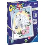 Ravensburger CreArt Unicorn Portrait - Schilderen op nummer voor kinderen