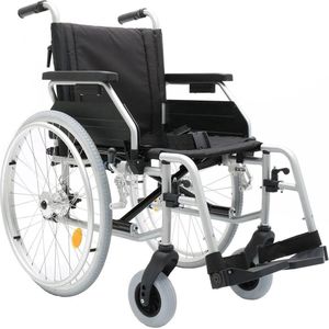 Lichtgewicht rolstoel Plaza PL3 - Zitbreedte 50 cm - Opvouwbaar - Incl Gratis Rolstoelkussen