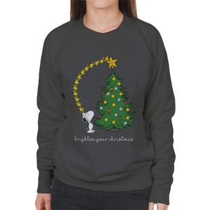 Snoopy Woodstock Kerst Sweatshirt voor Dames