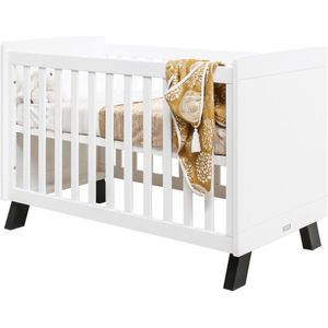 Bopita Juno Ledikant - 60x120 cm - Wit/Zwart