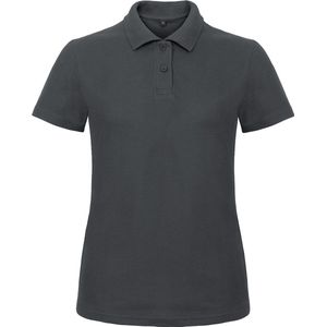 Dames Polo ID.001 Antraciet Grijs merk B&C maat 3XL