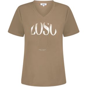 Zoso T-shirt Selma 255 1110 Camel Dames Maat - S
