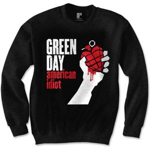 Green Day - American Idiot Sweater/trui - XXL - Zwart