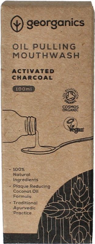 Georganics - Oil Pulling - Mondwater - Actieve Kool