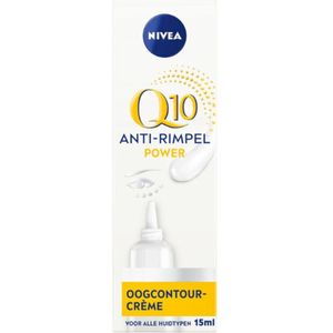 NIVEA - Oogcrème - Q10 POWER - Tegen donkere kringen & rimpels - Voor alle huidtypen - Met Q10 & Creatine - 15 ml - 1 stuk