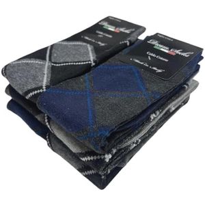 Dikke Lange Katoenen Sokken voor Mannen - 6 Paar Warm en Rekbaar