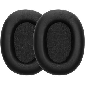 kwmobile 2x oorkussens geschikt voor Sony WH-1000XM6 - Earpads voor koptelefoon in zwart