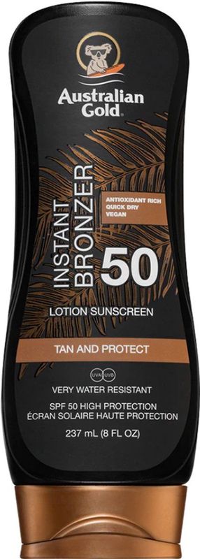 Australian Gold - SPF 50 - Zonnebrandcrème - Met Instant Bronzer