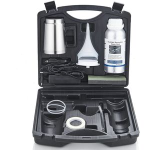 J-Mart Autolamp Polijstset - Koplamp Renovatie - Complete Reinigingsset - Koplamp Polijst Kit - Incl. Opbergdoos - 800 ml