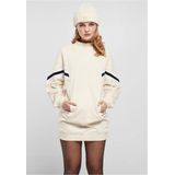 Urban Classics - Oversized College Sweat Korte jurk - M - Ivoorkleurig