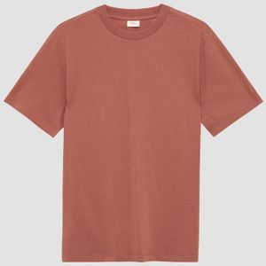 T-shirt - Katoenen Jersey - Wit - Oversized Schouders, Korte Mouwen