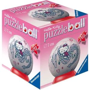 3D Puzzle bal Hello Kitty - 60 stuks - Ravensburger