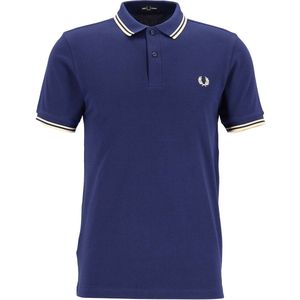 Fred Perry - Polo M3600 Royal Blauw U95 - Slim-fit - Heren Poloshirt Maat S