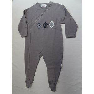 Pyjama - 1 delig - Unie - Grijst - 1 jaar 80