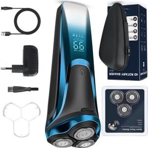 Lexium Foil shaver - Shaver - Scheerapparaat mannen - Scheerapparaat hoofd - Baardtrimmer Trimmer