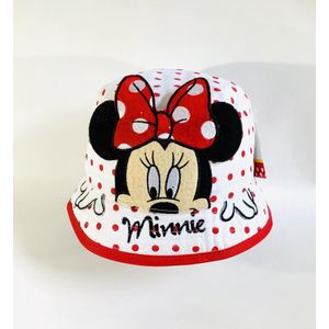 Minnie Mouse hoedje wit maat 52