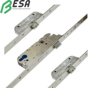 GU 31531 meerpuntsluiting automatic 92/45 met 2 schoten Voorplaat: 24mm U-Vorm