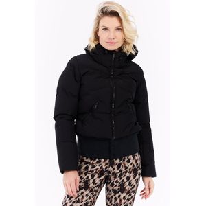 Protest - PRTPreppy - Skijas - True Black - Afritsbare Tailleband - Puffer - Winterjas