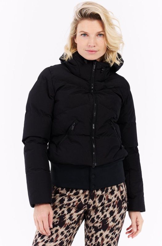 Protest - PRTPreppy - Skijas - True Black - Afritsbare Tailleband - Puffer - Winterjas