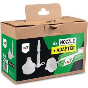 TEC7 - 599316290 - Mondstukken + Adapters - Worsten - Doosje 6st
