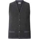 Gebreide Bodywarmer TANE - Donkergrijs - Gilet