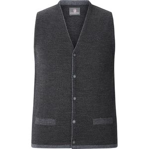 Gebreide Bodywarmer TANE - Donkergrijs - Gilet