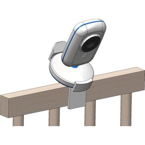 Exiro - Bevestigingsbeugel Adapter - Wit - Voor Luvion Easy & Luvion Platinum - Ikea Sniglar