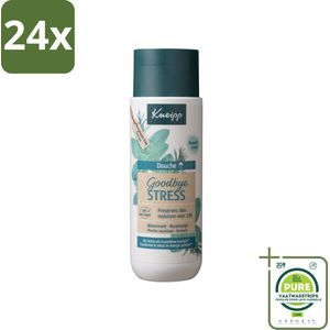 Kneipp - Douchegel - Goodbye Stress - 200 ml - Voordeelverpakking - 24 stuks - Douchegel - Stressvermindering